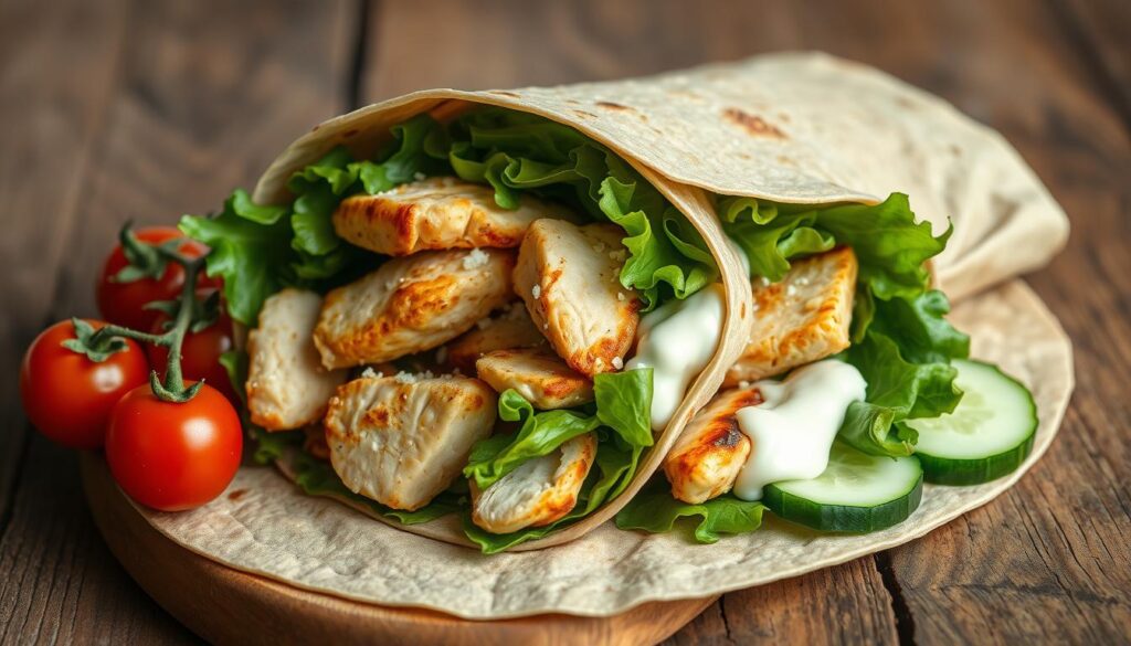 Nutritious Chicken Caesar Wrap Nutritious Chicken Caesar Wrap